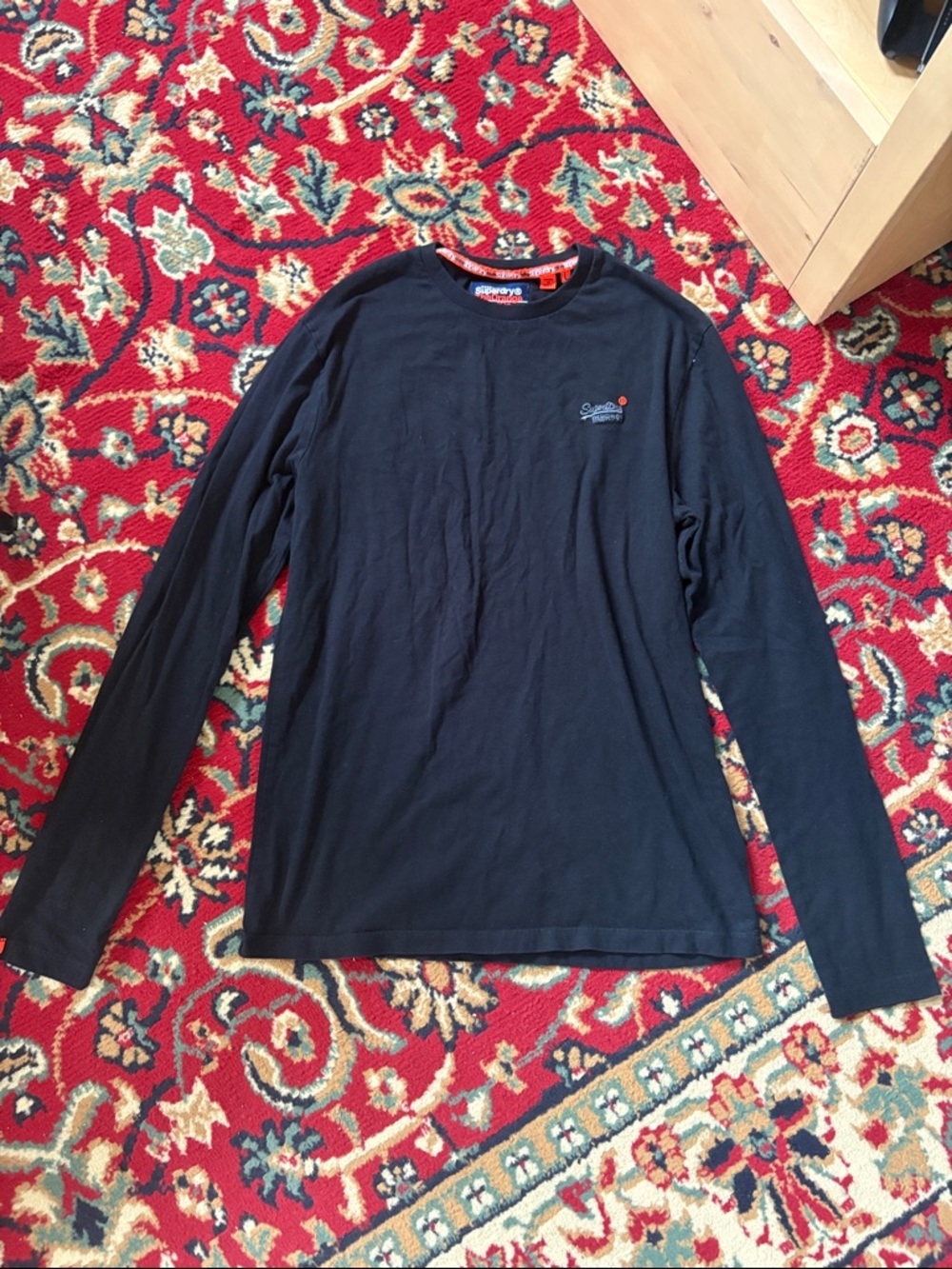 Super Dry The Orange Label Co. Long Sleeve Shirt